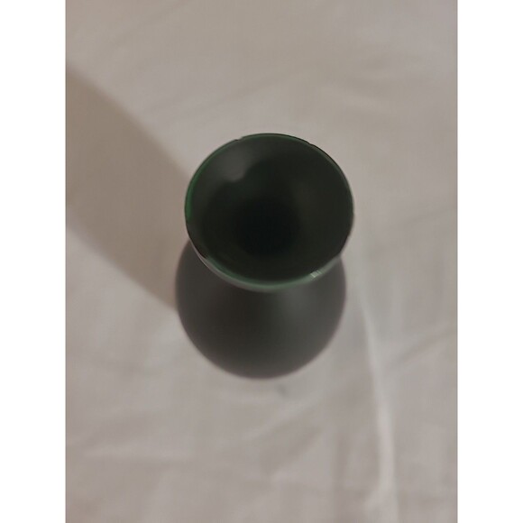 Vintage Small Wedgwood Black Basalt Kenlock Ware Bud Vase w/Hand Painted Design - Picture 3 of 6